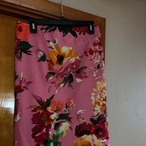 Talbots quality floral skirt